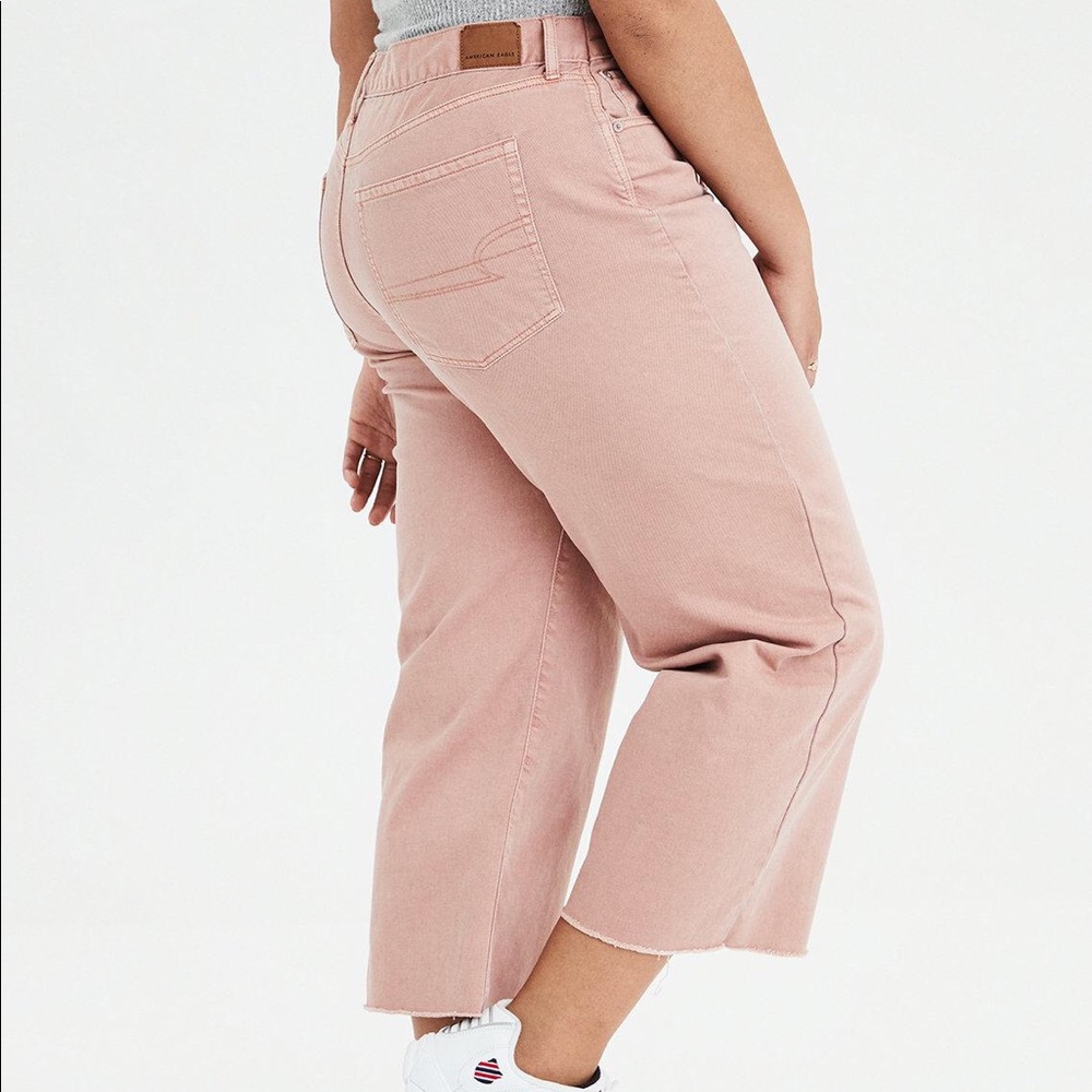 Wide Leg Cropped Jeans